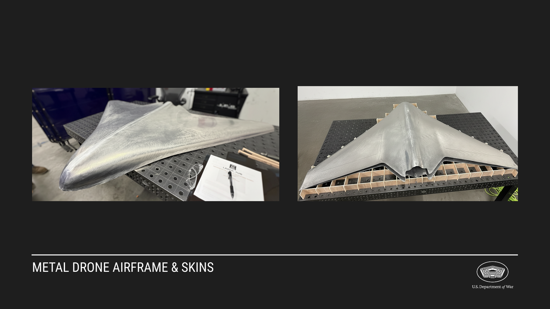 Drone airframe and skins