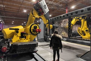 New capabilities in sensors and artificial intelligence combine to create a factory of the future that integrates multiple operations in one robotic cell.